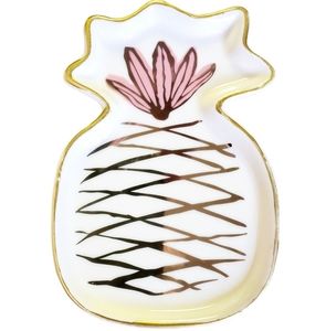 Ceramic Pineapple Trinket tray/Jewelry dish